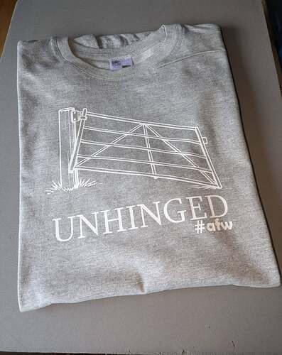 May be an image of text that says 'UNHINGED #afw'