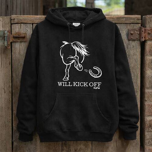 May be an image of text that says 'WILL KICK WILLKICKOFF OFF safw afa'